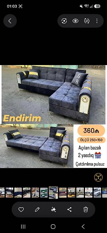 mebel stullar: Künc divan – klassik və modern üslubun birləşməsi - L‑şəkilli künc — 4