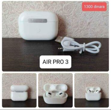 airpods 2 lux: Air-Pro 6 bežične slušalice Samo 1250 dinara + dostava 2 komada