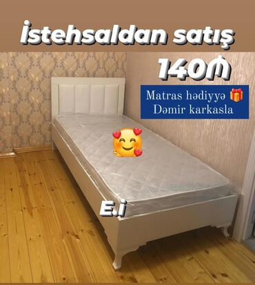 ucuz qiymete yataq mebelleri: Çatdırılma pulsuz matras 🎁