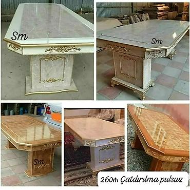 mdf panel: Qonaq otağı üçün, Yeni, Açılmayan, 6 stul — 8