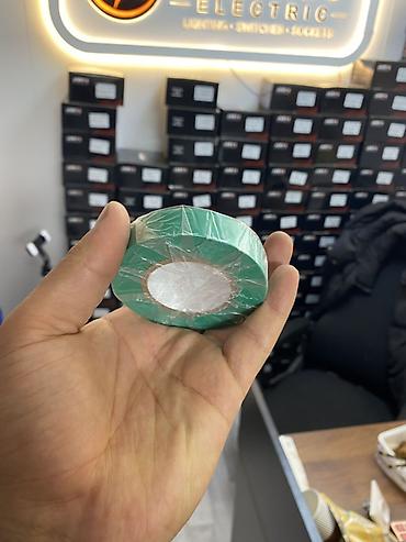 поливинилхлорид: ПВХ электроизолента (PVC Electrical Insulating Tape), зелёная — 2