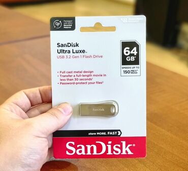 флешка в виде кредитной карты: Флеш карта Sandisk, 64 ГБ, USB 3.2, Новый