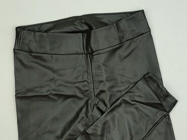 legginsy modelujące push up siłownia bieganie: Esmara, Legginsy Ze skóry ekologicznej damskie, rozmiar L