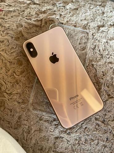 Apple iPhone: IPhone Xs, Б/у, 64 ГБ, Золотой, Чехол, 75 % — 10