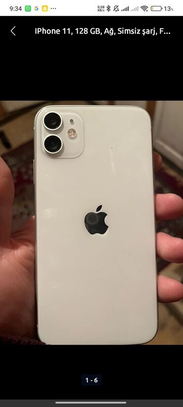 vip iphone 11 pro: IPhone 11, 128 GB, Ağ, Simsiz şarj