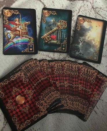 Kitablar, jurnallar, CD, DVD: Sirli Lenormand kartlari.Turk dilindedir.Kitabi yoxdur menalari size