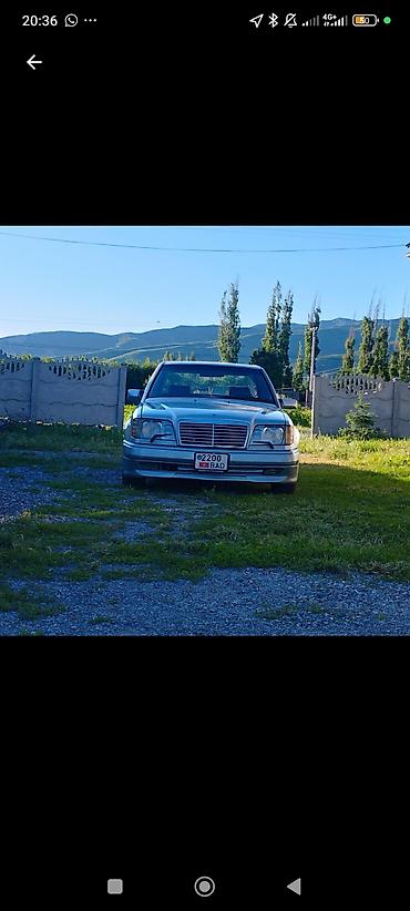 чанган уни к: Mercedes-Benz E-Class: 1993 г., 2 л, Кол менен иштөөчү, Бензин, Седан — 2