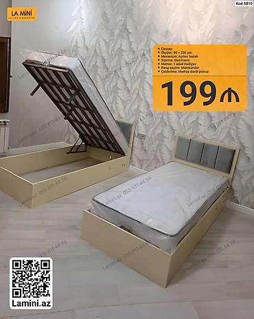 Bazalı çarpayı - Ölçü: 90 x 200 sm - Mexanizm: Açılan, bazalı (yuxarı lalafo.az -da Bazalı çarpayı - Ölçü: 90 x 200 sm - Mexanizm: Açılan, bazalı (yuxarı