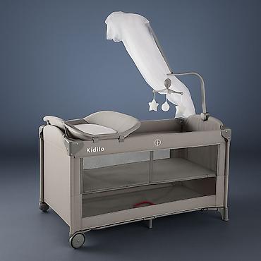 Manejlər: Kidilo 2in1 Multifunksional Uşaq Beşiyi – Model T-702L 👶 Rahatlıq və — 6