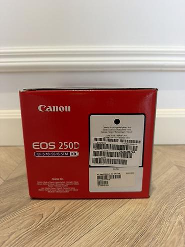 canon 250d: Fotoaparat əla vəziyyətdədir və tam işləkdir. Heç bir texniki problemi — 10