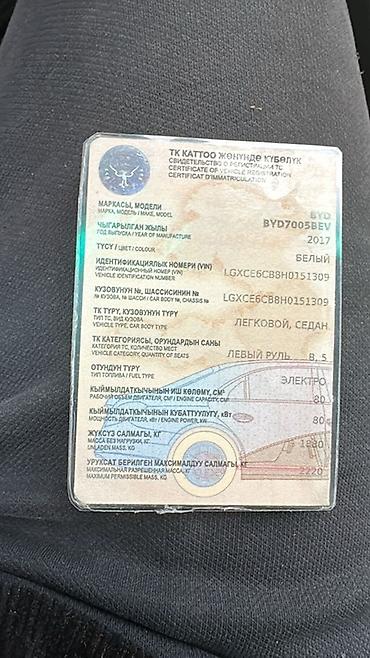 BYD: BYD E5: 2017 г., Автомат, Электромобиль, Седан — 9