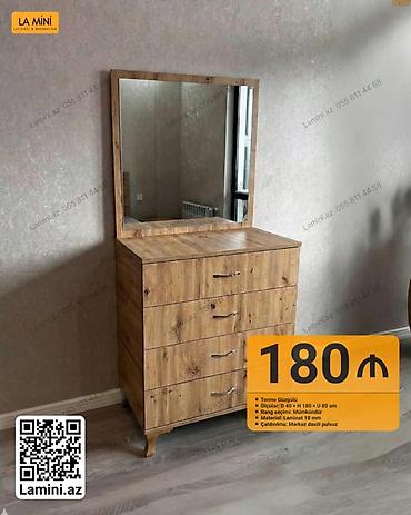 Komodlar: Termo güzgülü komod/dreassage - Ölçülər: D 40 × H 180 × U 80 sm - — 1