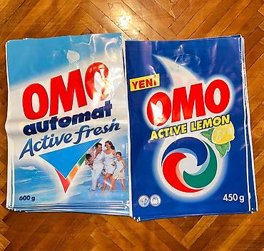 kükürd tozu: Vintaj Omo paketləri. 45 ədədi 5 manata. Ünvan 8-ci mikrorayon — 2