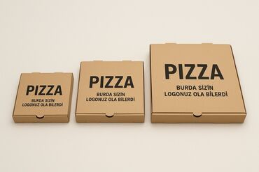 Другие аксессуары для кухни: Məhsul: Pitsa qutuları (loqo çapı üçün uyğun) Təsvir: - Üç ölçü