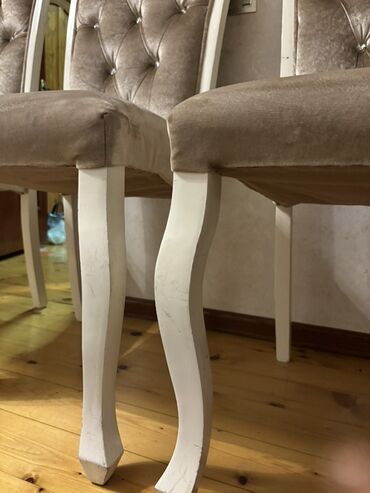 Masa və oturacaq dəstləri: Yemək otağı dəsti – masa və stullar - Klassik üslubda yemək masası — 19