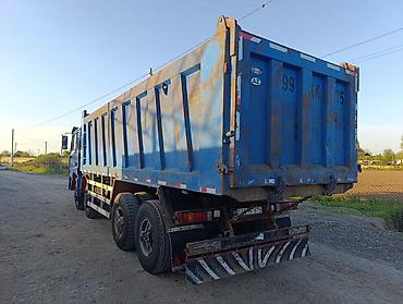 vaz 2106 mostu: Şacman (Shacman) 8x4 ağırtonnajlı samosval - Gövdə: mavi, yüksək — 3