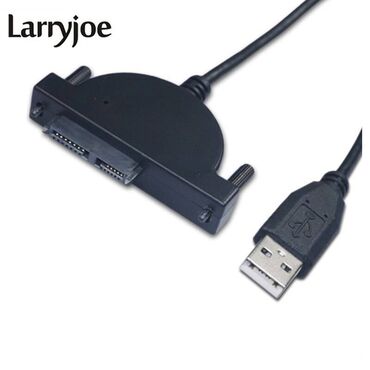 Адаптеры питания для ноутбуков: Кабель USB 2.0 to SATA for CD drive art2019 Подходит для любых