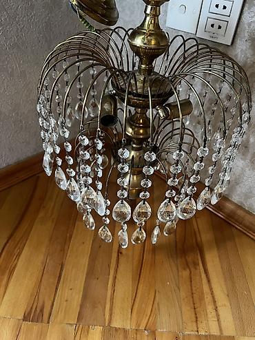 lüst: Çılçıraq, 4 lampa, Şüşə — 1