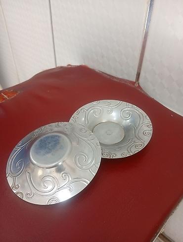 bıcaq seti: Nəlbəkilər, 2 ədədli dəst, rəng - Gümüşü, Metal — 2