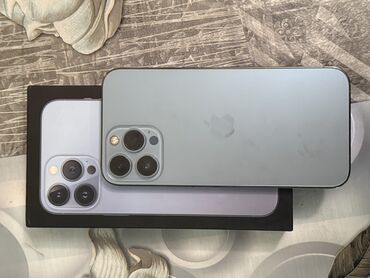 2 ci el iphone 13 pro: IPhone 13 Pro Max, 128 GB, Mavi, Zəmanət, Simsiz şarj, Face ID