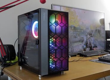 pegla na paru za kosu cena: Gaming PC Ryzen 5 5600X/RTX 3060 Ti/16GB/1TB NVMe/CM 750W/Antec RGB