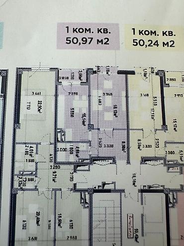 Продажа квартир: 1 комната, 51 м², Элитка, 13 этаж, Готовая ПСО (под самоотделку) — 4