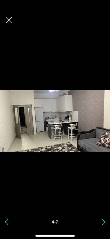 строка кж продажа квартир в бишкеке в Кыргызстан | Продажа квартир: 1 комната, 52 м², Элитка, 9 этаж, Свежий ремонт, Центральное отопление