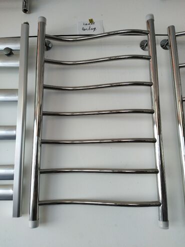 ванна купить: Xrom rəngli dəsmal qurudan/radiator - Material: paslanmayan polad