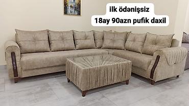 Divanlar: Künc divan kolleksiyası - Müasir dizaynlı L-şəkilli künc divanlar - — 66