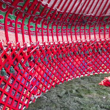 Продажа юрт: Юрта традиционная круглая - Конструкция: разборная каркасная юрта из — 8