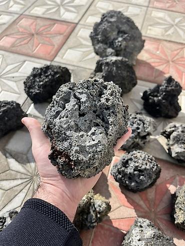 Dekorativ daşlar: Akvarum üçün Təbii vulkanik lava daşları — 8
