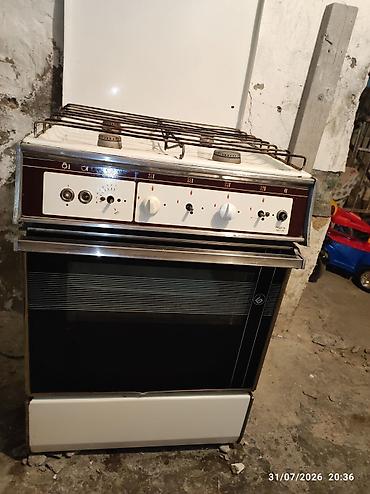 ikinci el qaz sobalari: Qaz plitəsi Ayrıca dayanan, 4 gözlü, İşlənmiş — 6