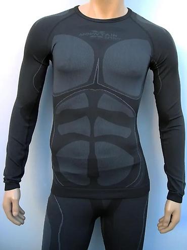 Trenerke: Muški set termo/kompresione odeće za trening – gornji deo dugih rukava — 5