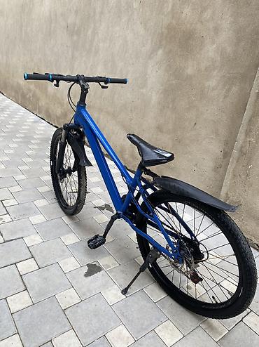 velosiped giant: Dağ velosipedi – mavi rəng, alüminium tipli çərçivə - Ön amortizatorlu — 7
