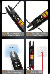 Multimetri: Pametni digitalni multimetar – „pinceta“ klešta sa TFT ekranom - — 2