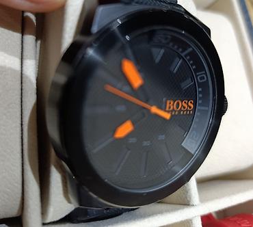 saat boss: Original Hugo Boss “BOSS Orange” kişi qol saatı - Rəng: mat qara — 2