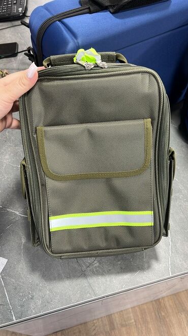 медицинские сумки: Рюкзак медицинский Белый/зелёный
