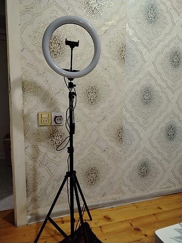 iphone 17 pro max lalafo: LED halqa işıq dəsti – stativli, telefon tutacaqlı - 26–30 sm — 1