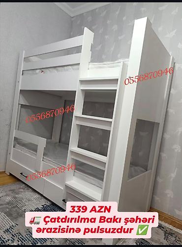 taxt dosəyi: Oğlan və qız üçün, Yeni, Çarpayı, Matras ilə, Siyirməli, Laminat — 3