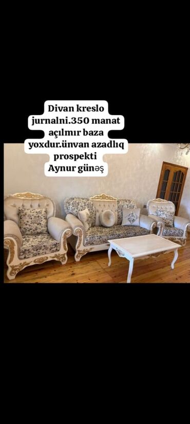 Çaydanlar: Divan kreslo jurnalni.350 manat açılmır baza yoxdur.ünvan azadlıq
