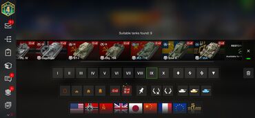 Tank: World of Tanks Blitz hesabı – yüksək səviyyəli - Səviyyə X tanklar — 3