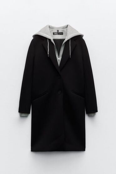 пальто черный: Пальто, Осень-весна, S (EU 36)