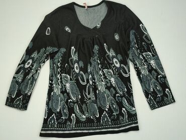 czarne bluzki na długi rekaw: Блуза жіноча, 2XS, стан - Хороший