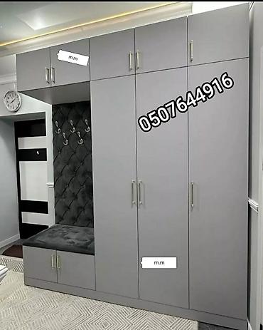 Sifarişlə dolablar: Düz dolab, Dəhliz üçün, Qarderob, Açılan, Korpuslu, 2 qapılı — 1