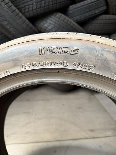 2754019: Шины 275 / 40 / R 19, Лето, Б/у, 1 шт, Легковые, Япония, Bridgestone — 2