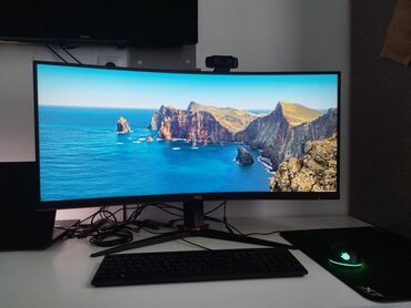 aoc i3284vw5: Монитор, AOC, Б/у, LED, 33" - 34"