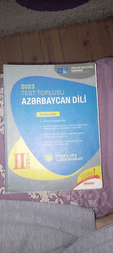 Testlər: Azərbaycan dili Testlər 11-ci sinif, DİM, 2-ci hissə, 2023 il — 1