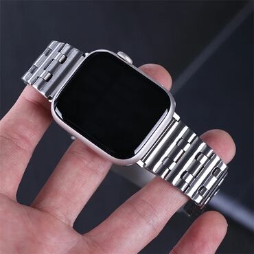 Saat kəmərləri: Yeni, Kəmər, Apple, Metal, rəng - Gümüşü