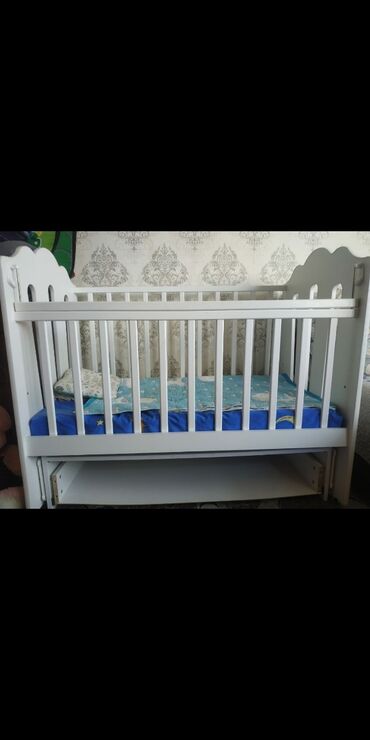 кроватки для новорожденных бишкек: Продаю детскую кроватку маятниковая состояние отличное