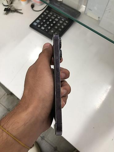 iphone xer: IPhone 14 Pro, Б/у, 256 ГБ, Deep Purple, 77 % — 3